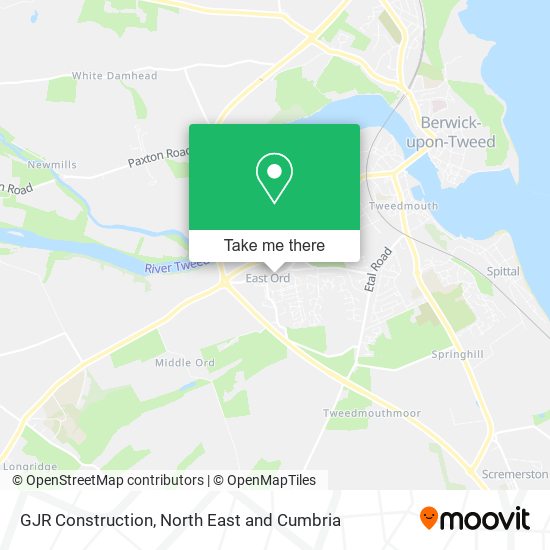 GJR Construction map