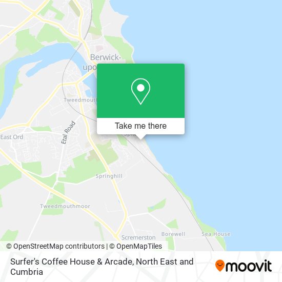 Surfer's Coffee House & Arcade map