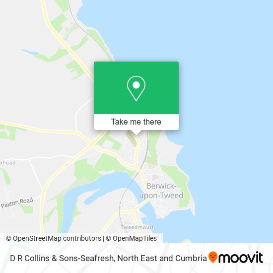 D R Collins & Sons-Seafresh map