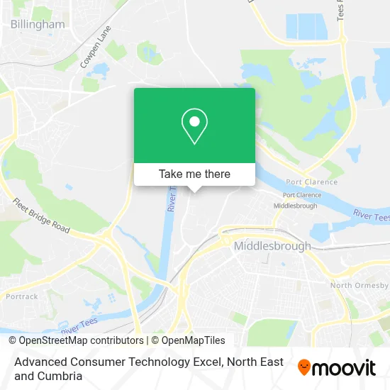 Advanced Consumer Technology Excel map