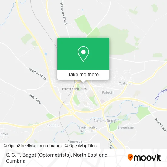 S, C. T. Bagot (Optometrists) map