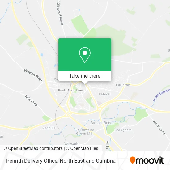 Penrith Delivery Office map