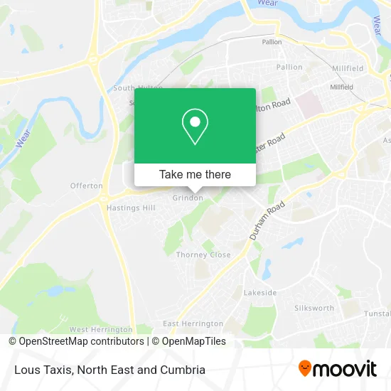 Lous Taxis map