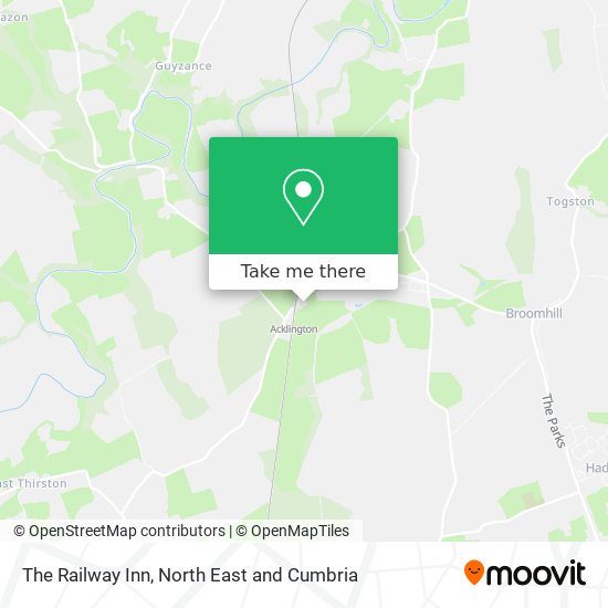 The Railway Inn map