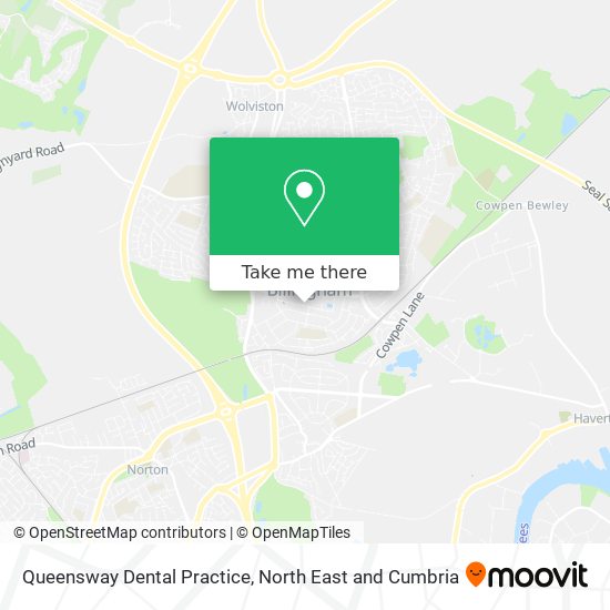 Queensway Dental Practice map
