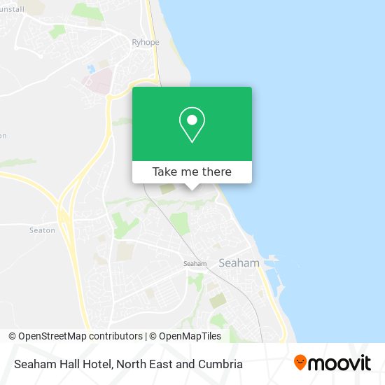 Seaham Hall Hotel map