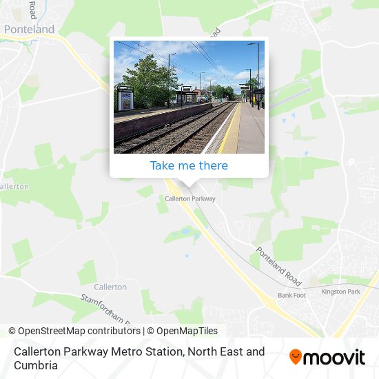 Callerton Parkway Metro Station map