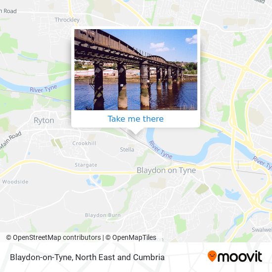 Blaydon-on-Tyne map