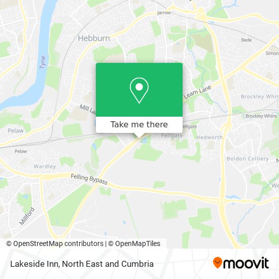 Lakeside Inn map