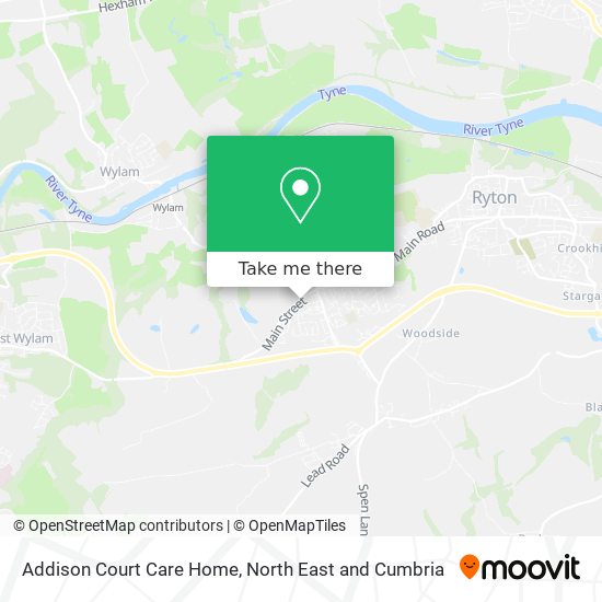 Addison Court Care Home map
