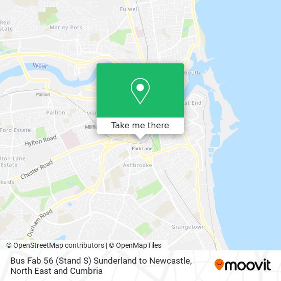 travel sunderland to newcastle