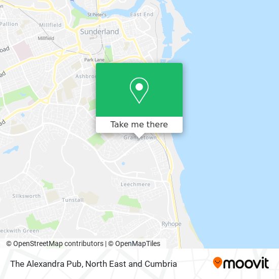 The Alexandra Pub map