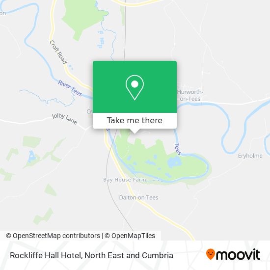 Rockliffe Hall Hotel map
