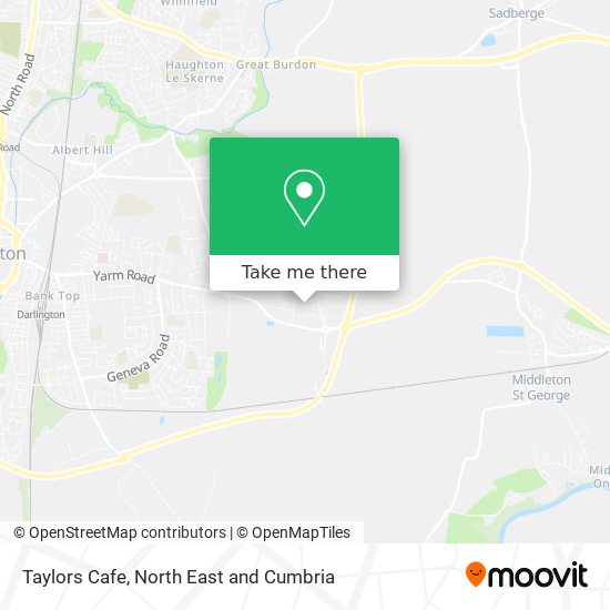 Taylors Cafe map