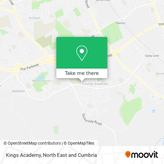 Kings Academy map