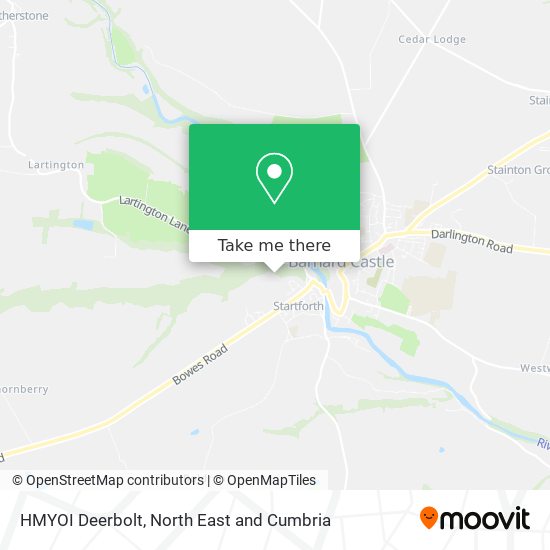 HMYOI Deerbolt map