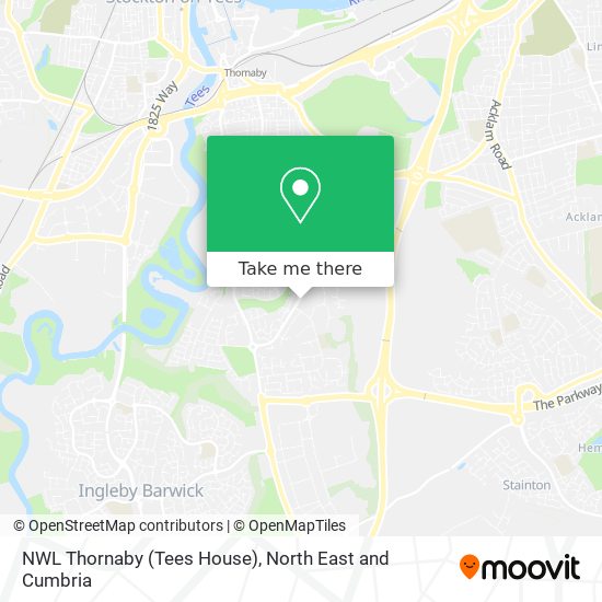 NWL Thornaby (Tees House) map