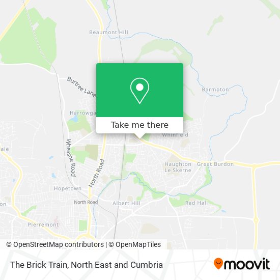 The Brick Train map