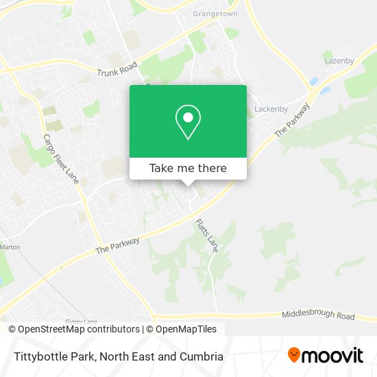 Tittybottle Park map