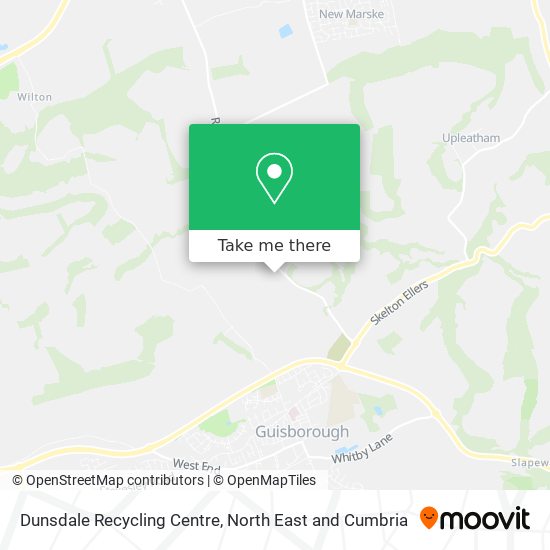 Dunsdale Recycling Centre map