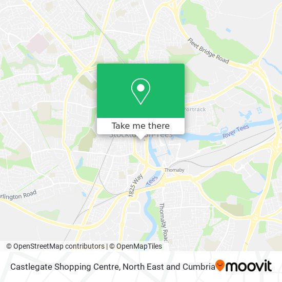 Castlegate Shopping Centre map