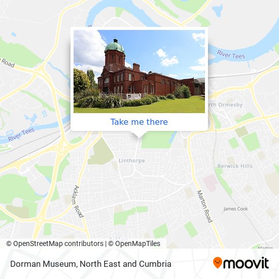 Dorman Museum map