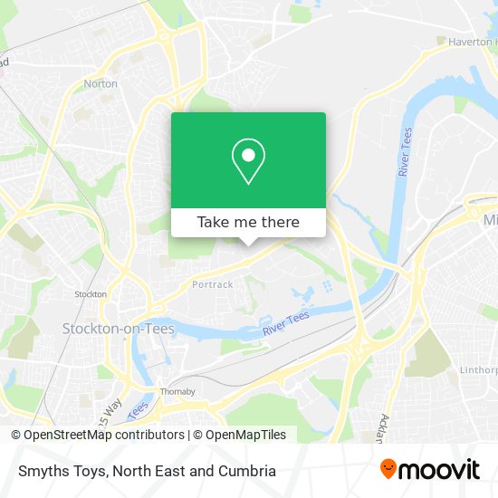 Directions To 295 North How To Get To Smyths Toys In Stockton-On-Tees By Bus Or Train?