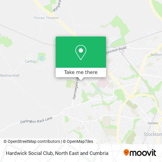 Hardwick Social Club map
