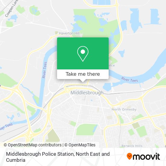 Middlesbrough Police Station map