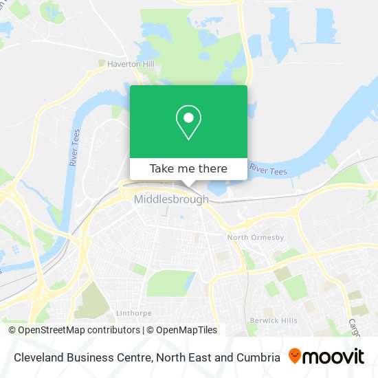 Cleveland Business Centre map