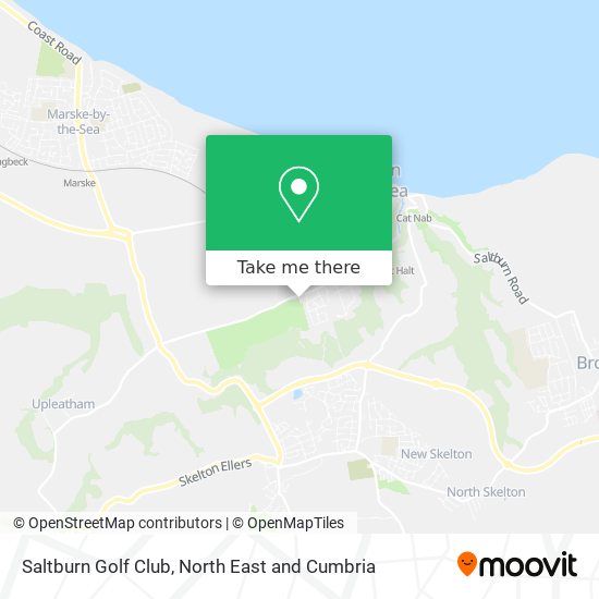 Saltburn Golf Club map