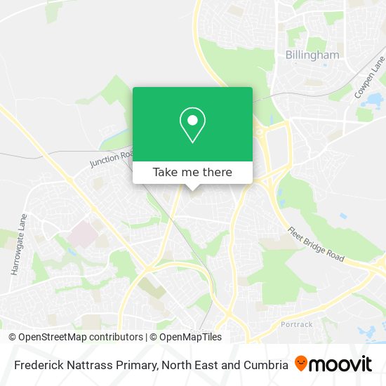 Frederick Nattrass Primary map