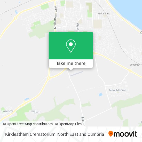 Kirkleatham Crematorium map