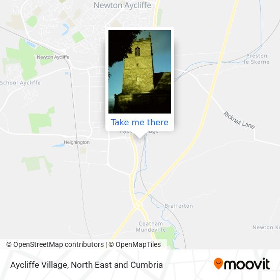 Aycliffe Village map