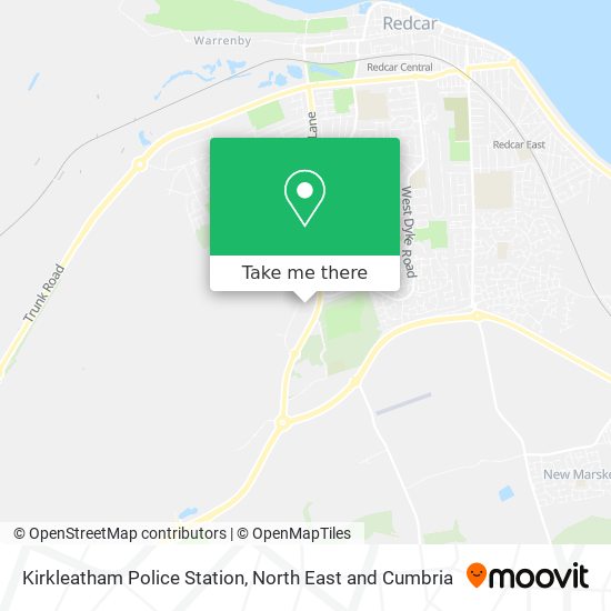 Kirkleatham Police Station map