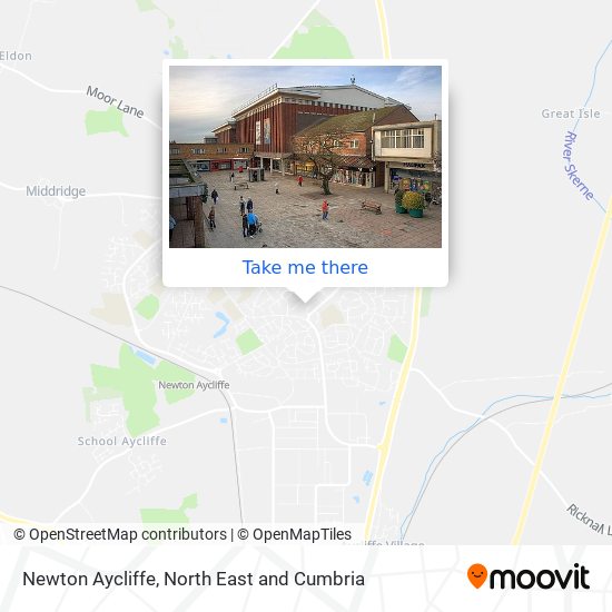 Newton Aycliffe map
