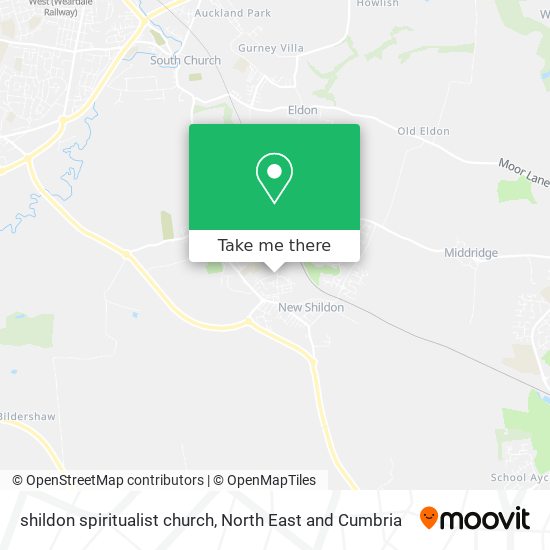 shildon spiritualist church map