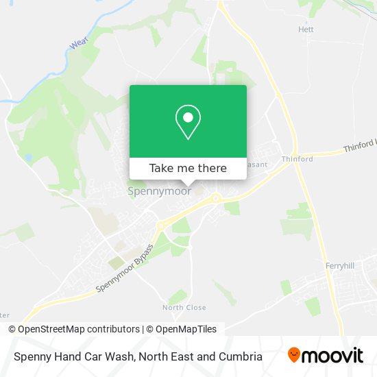 Spenny Hand Car Wash map