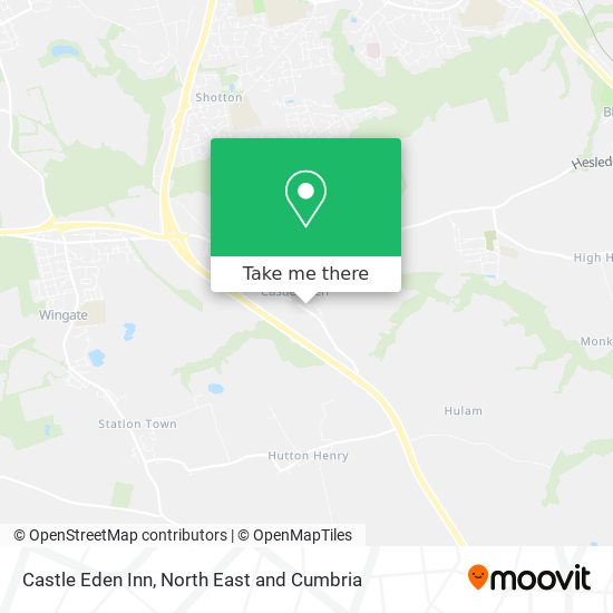 Castle Eden Inn map