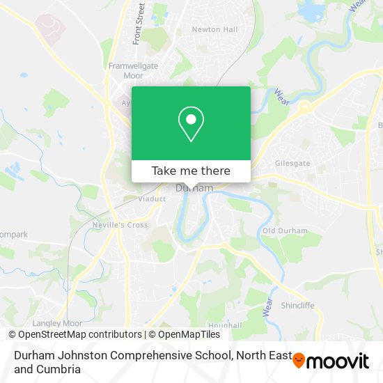 Durham Johnston Comprehensive School map