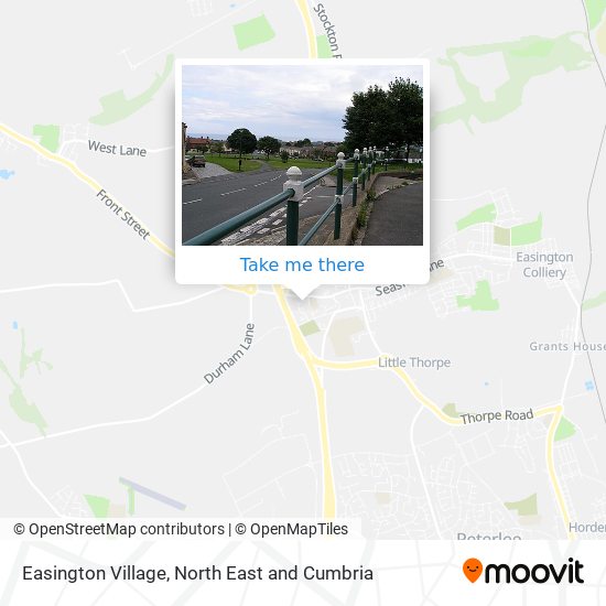 Easington Village map