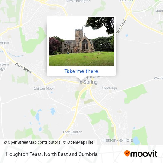 Houghton Feast map