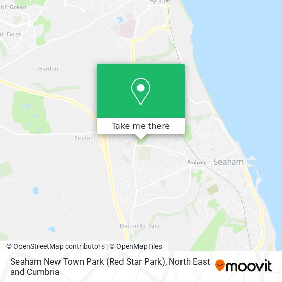 Seaham New Town Park (Red Star Park) map