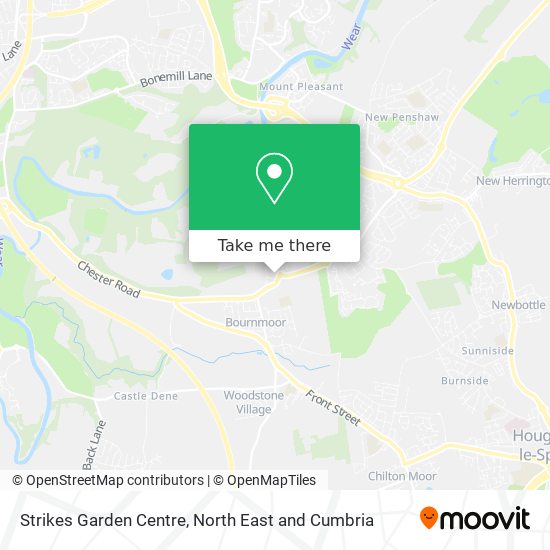 Strikes Garden Centre map