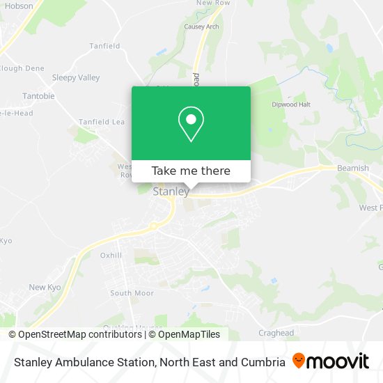 Stanley Ambulance Station map