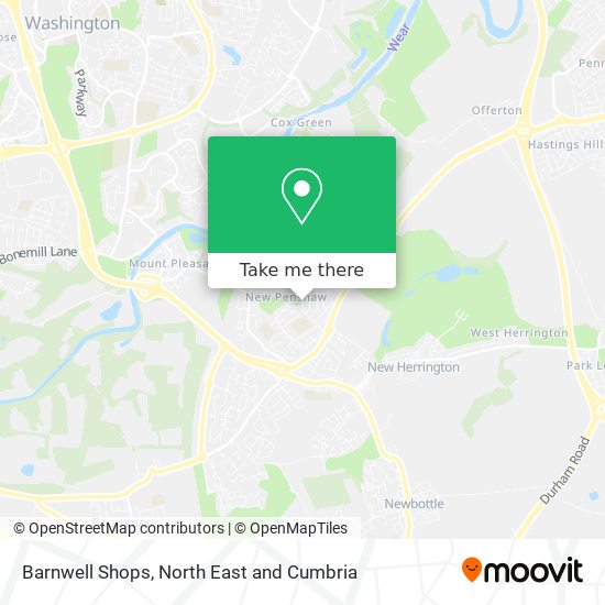 Barnwell Shops map