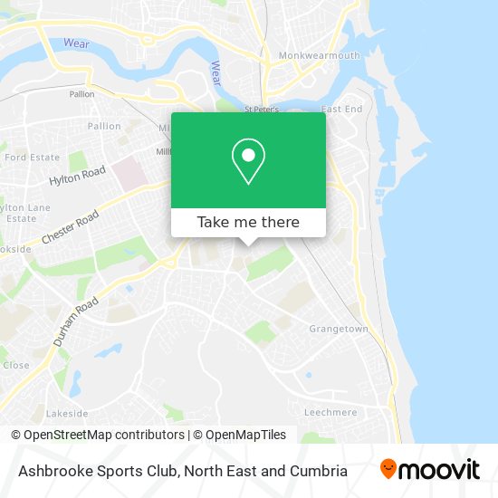 Ashbrooke Sports Club map