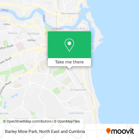 Barley Mow Park map