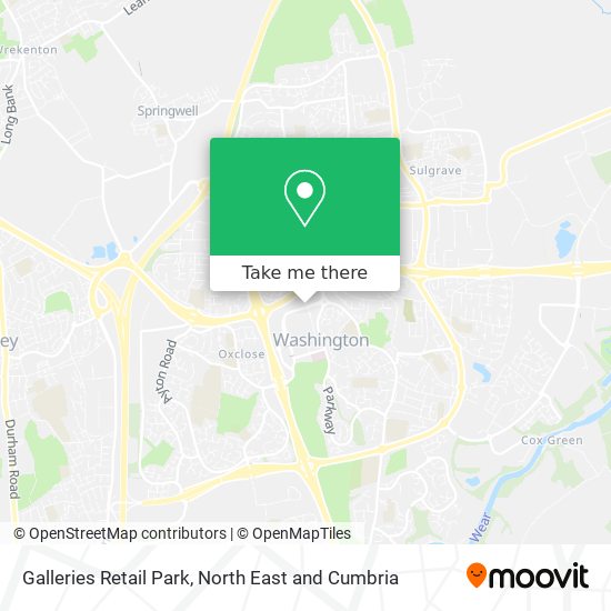 Galleries Retail Park map