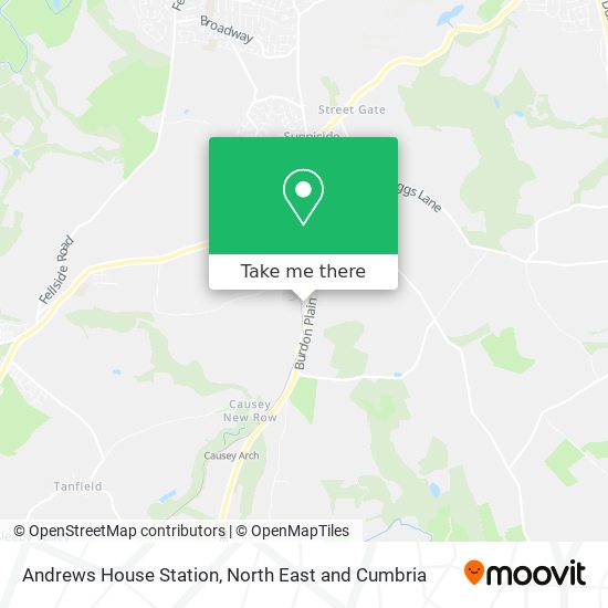 Andrews House Station map